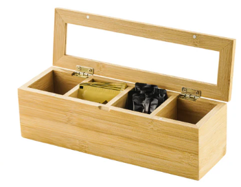 Bamboo Tea Storage Box